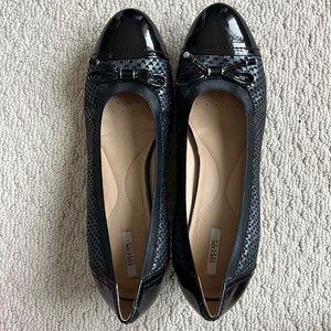 Geox snakeskin wedges size 41 (10.5)